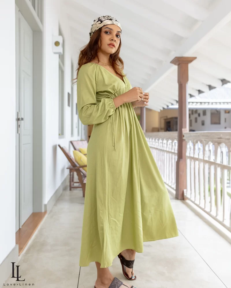 Diva Dress - Avacado Green - Image 5