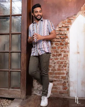 Coco Unisex Shirt - Brown Print