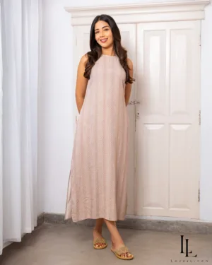 Seline Brown Print Dress