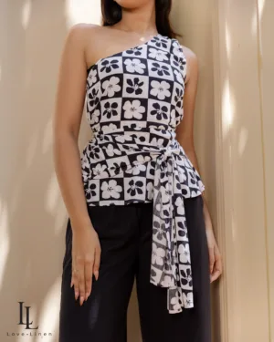 Nira Top - Black Print