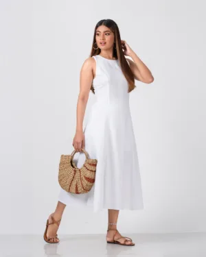 Nethi Dress - White