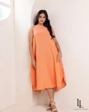 Luxe Dress - Peach