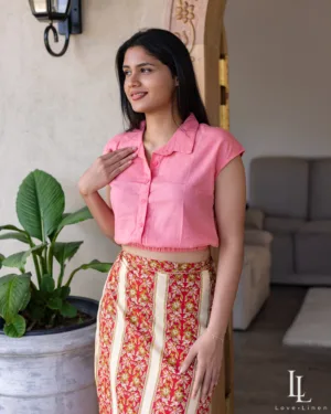 Ray Crop Top - Pink